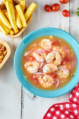  Ceviche de Camarón: Một Món Ă Chảy Tươi Mắt Gợi Thức Vị Ngọt của Biển và Cay Đắng của Trái Bưởi!