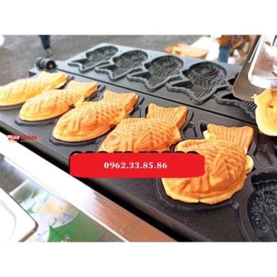  Taiyaki! Con cá nướng giòn tan chứa đựng vị ngọt ngào của kem và đậu đỏ.